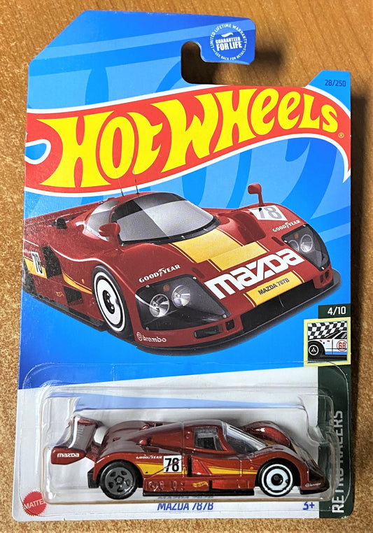 2023 Hot Wheels #28 Mazda 787B RED
