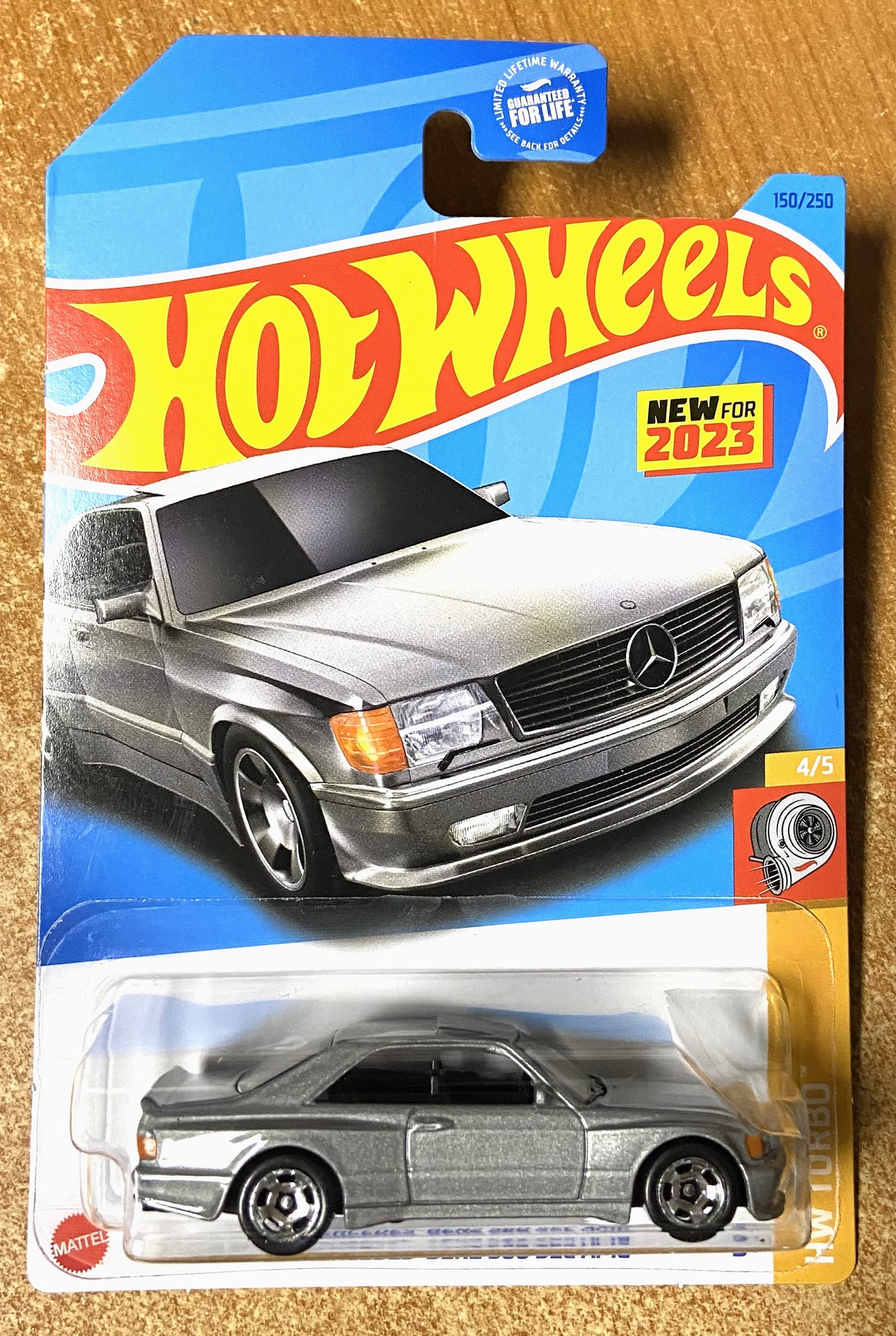 2023 Hot Wheels #150 89 Mercedes Benz 560 SEC AMG SILVER
