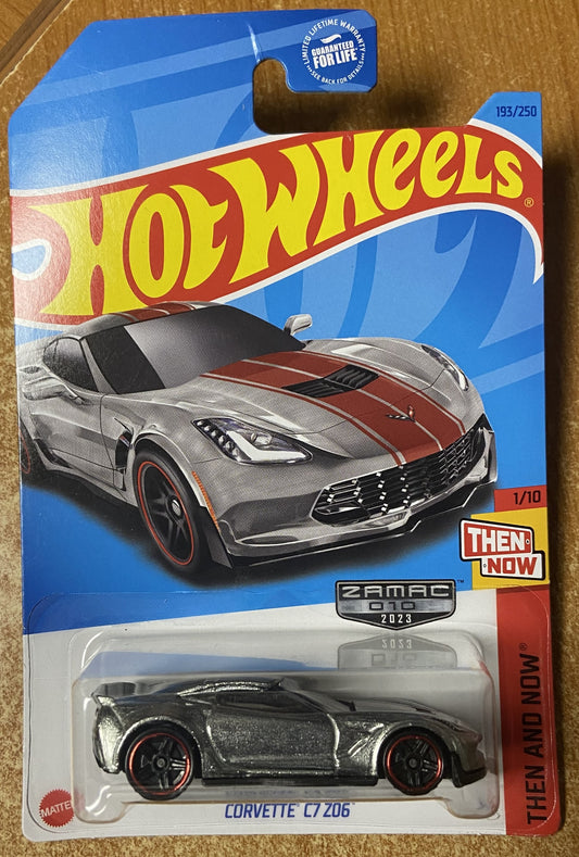 2023 Hot Wheel #193 Corvette C7 Z06 ZAMAC