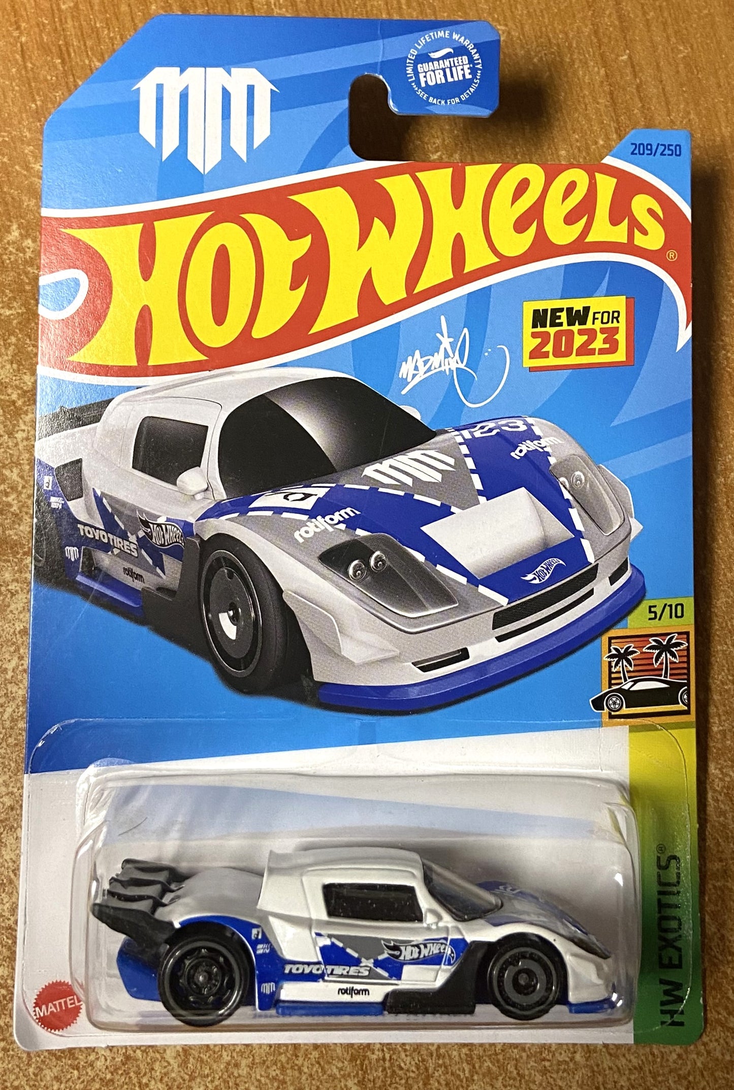 2023 Hot Wheel #209 Mad Mike Drift Attack WHITE