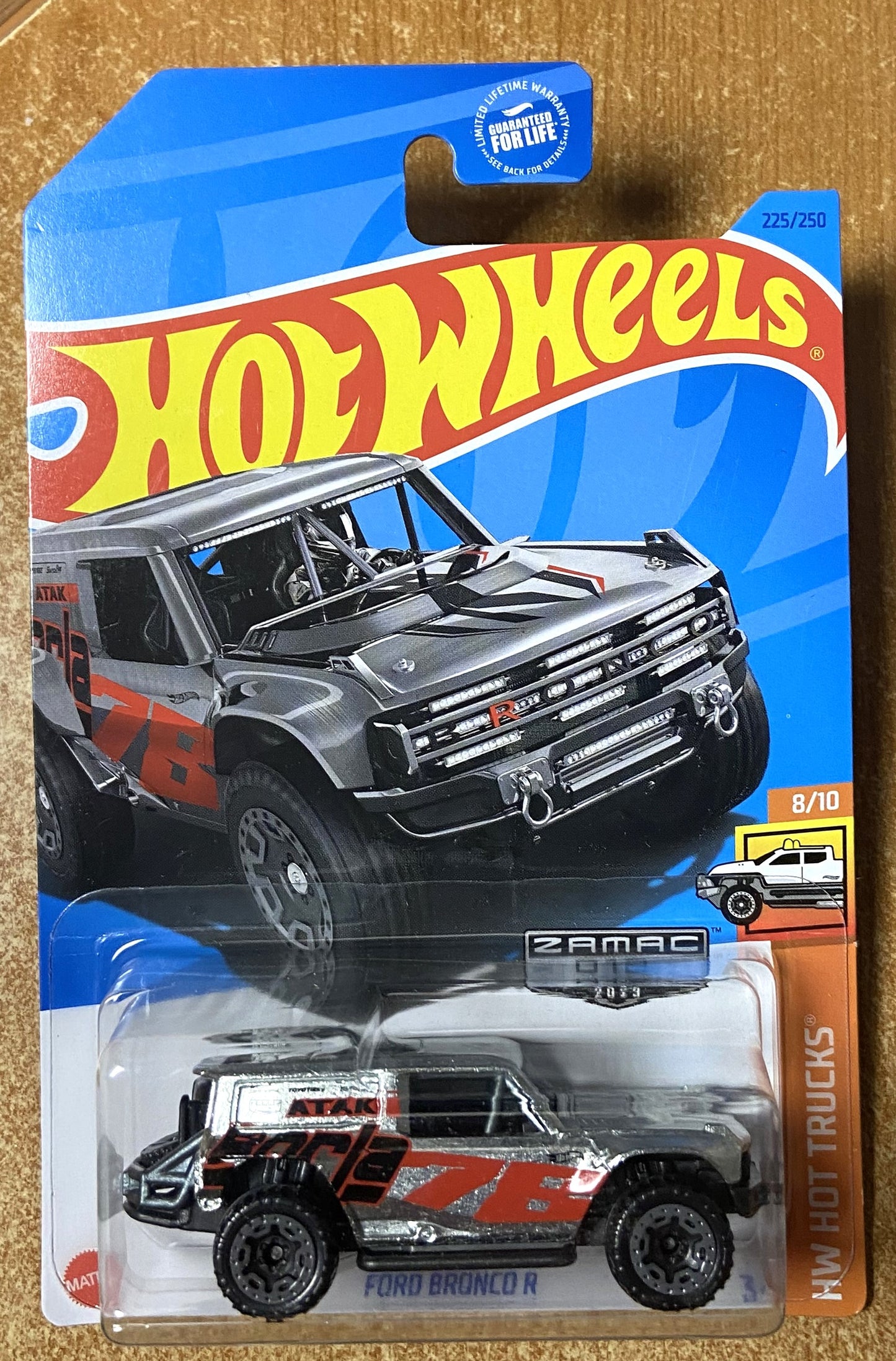 2023 Hot Wheel #225 Ford Bronco R ZAMAC