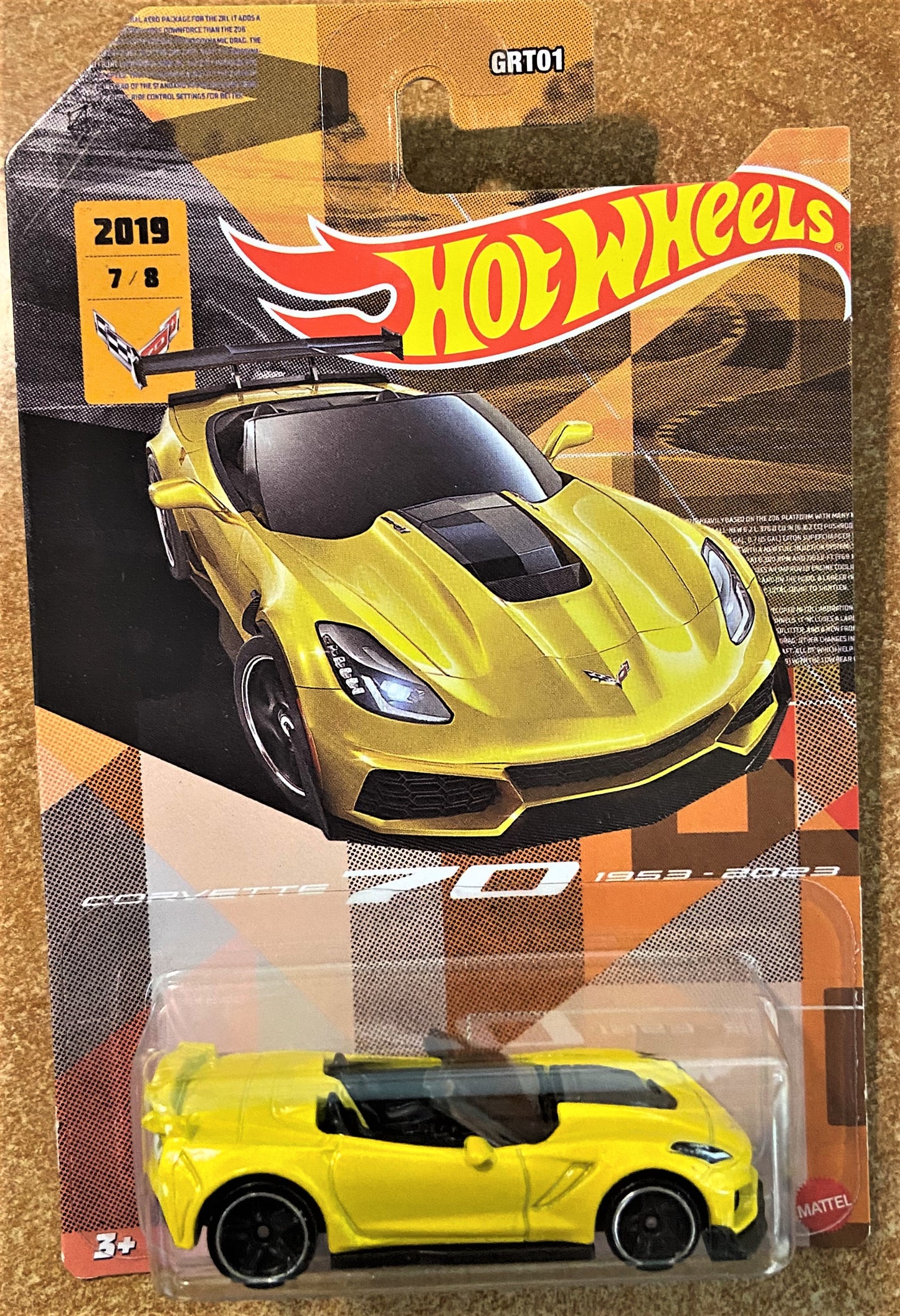 2023 Hot Wheels Corvette #7 19 Corvette XR1 Convertible