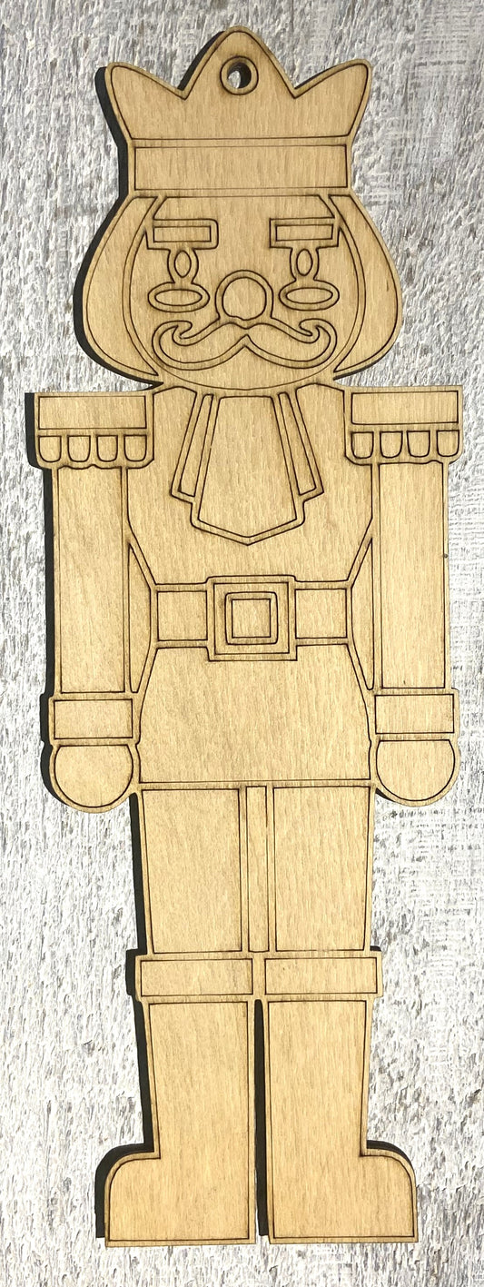 Ready to Paint Shape - 1/8" Birch - Nutcracker 3 - S203