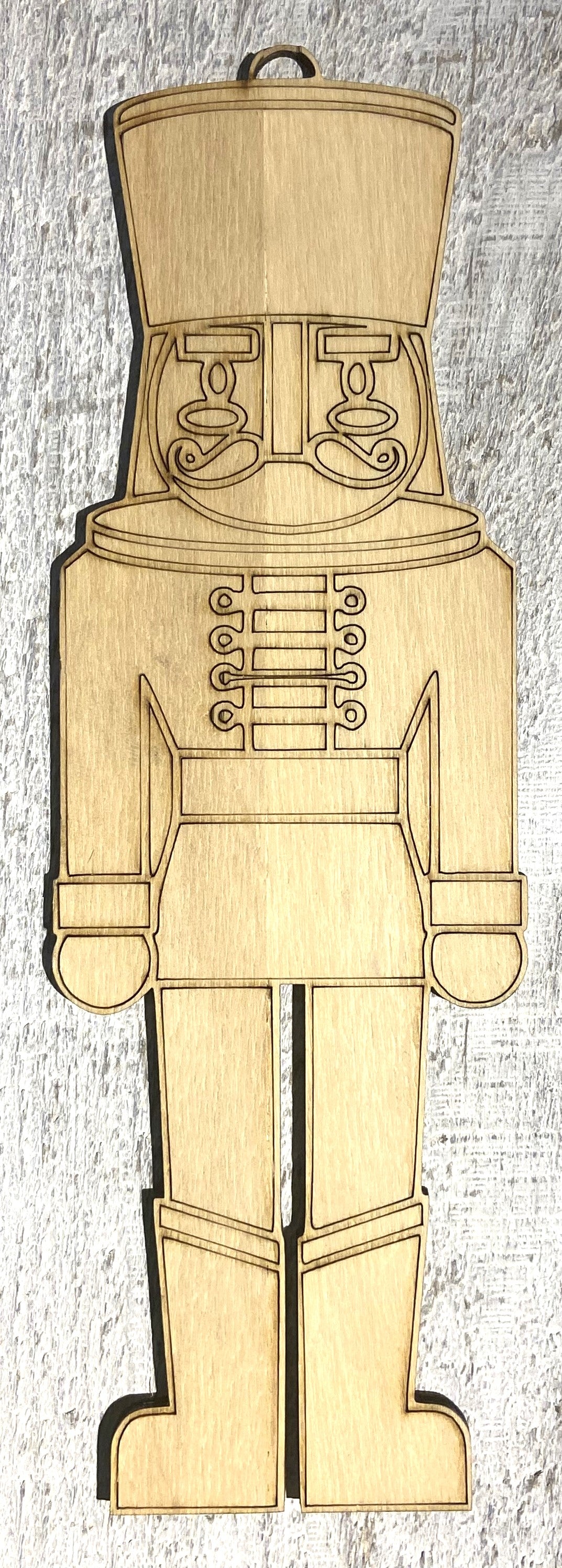 Ready to Paint Shape - 1/8" Birch - Nutcracker 4 - S204