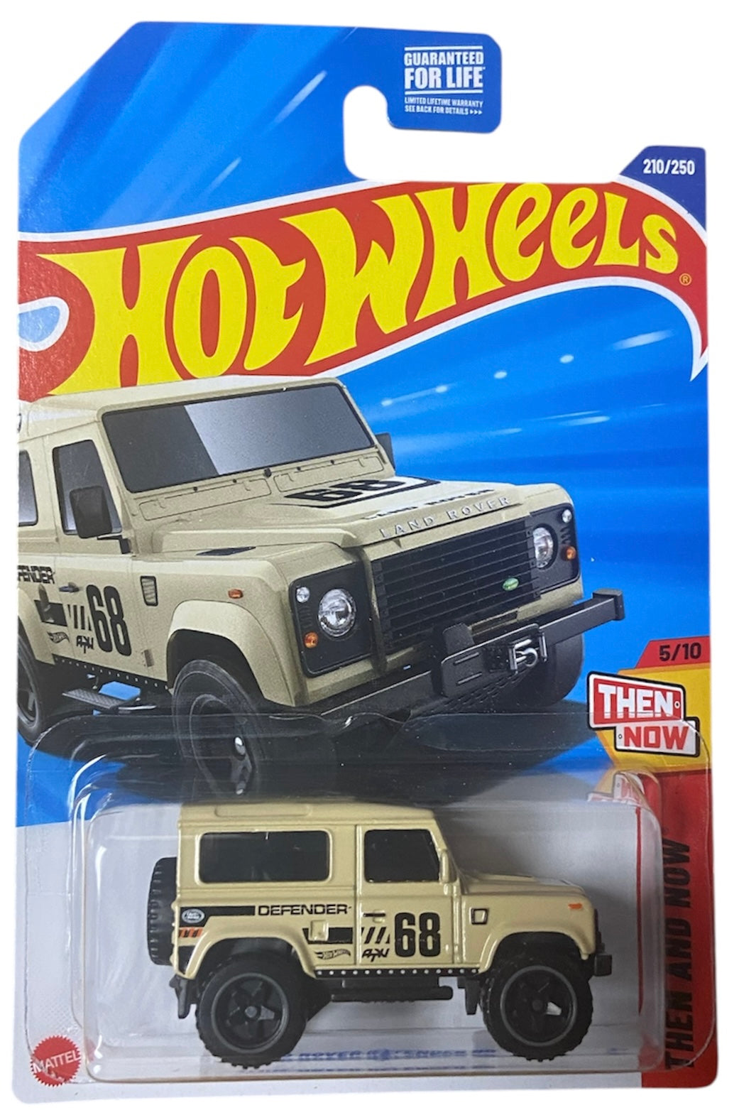 2025 Hot Wheels #210 Land Rover Defender 90 TAN