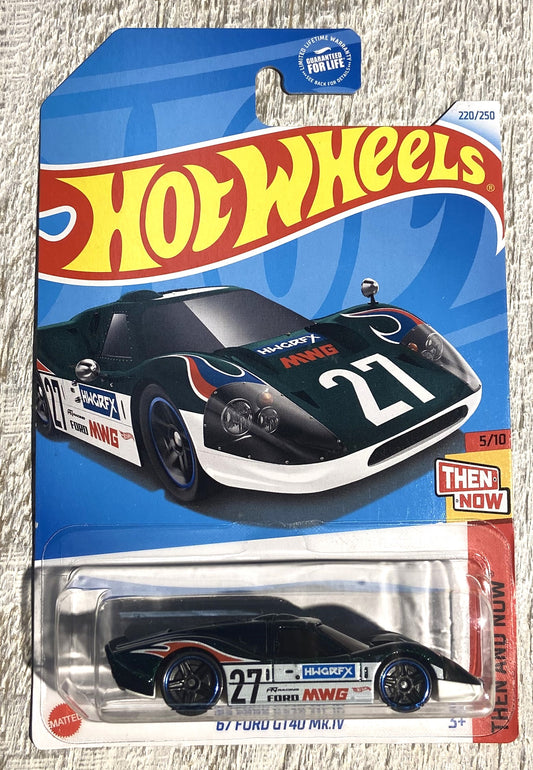 2024 Hot Wheels #220 67 Ford GT40Mk.IV BLACK