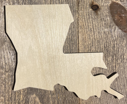 Ready to Paint Shape - 1/4" Birch - Louisiana - S220