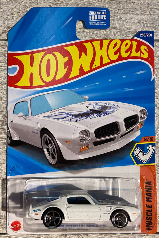 2025 Hot Wheels #230 73 Pontiac Firebird WHITE