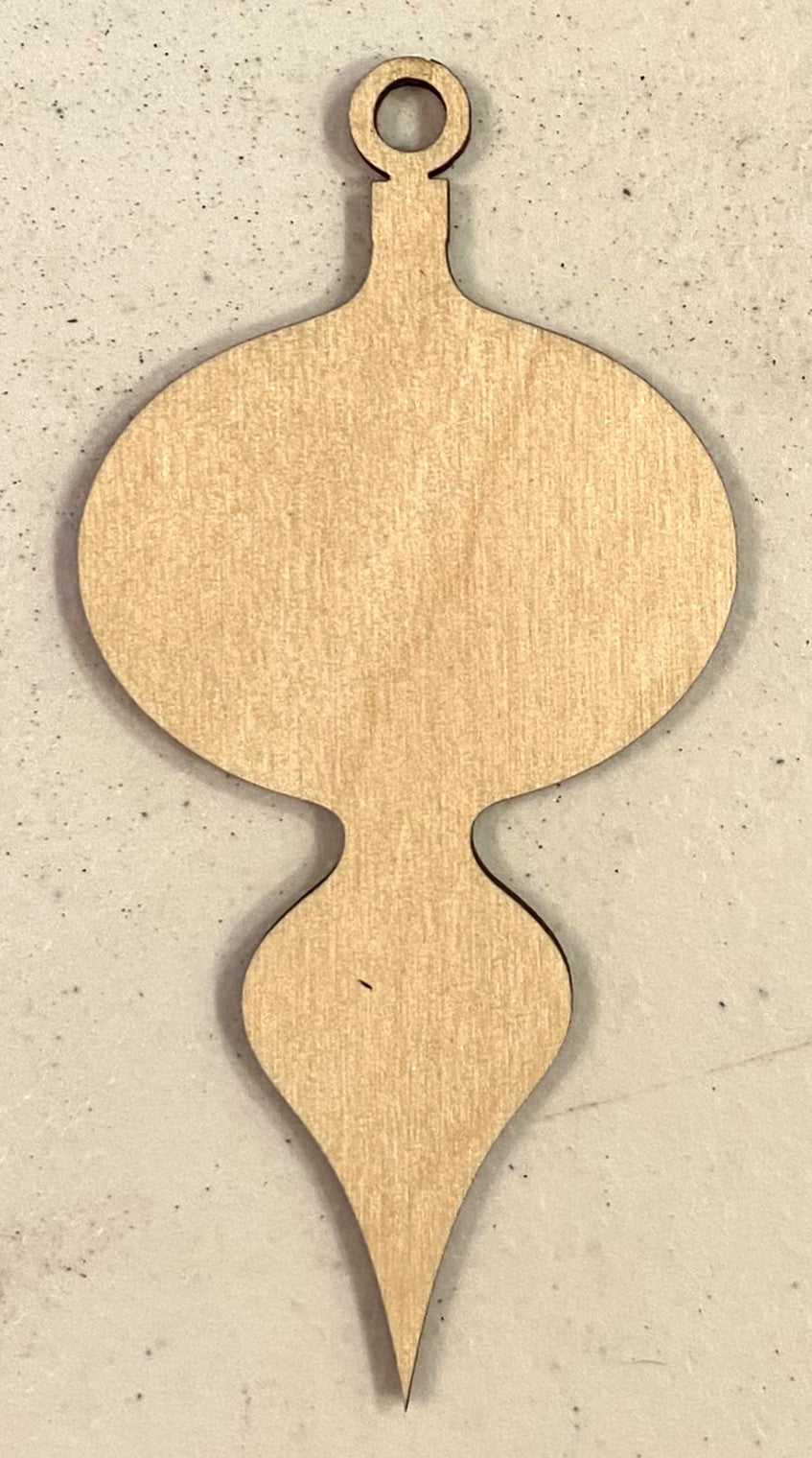 Ready to Paint Shape - 1/8" Birch - Ornament - S231