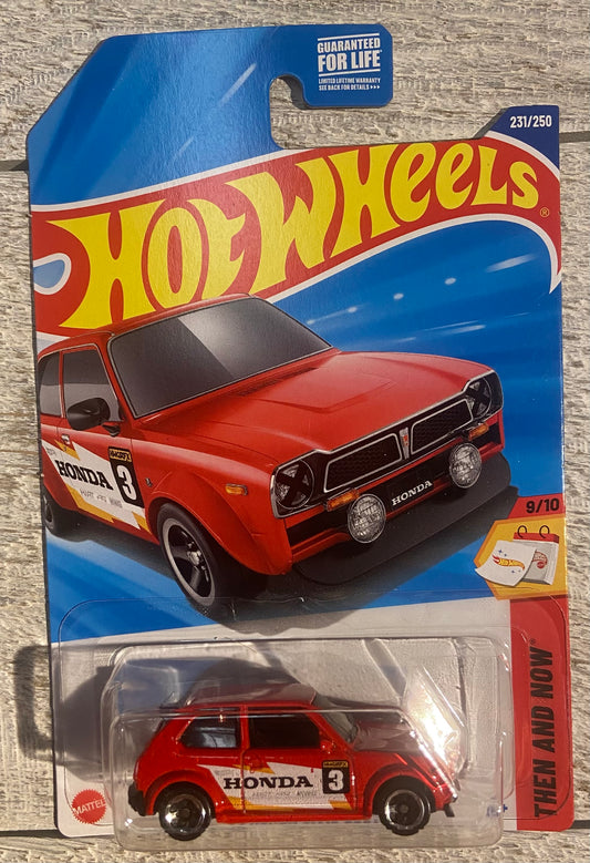 2025 Hot Wheels #231 73 Honda Civic Custom RED