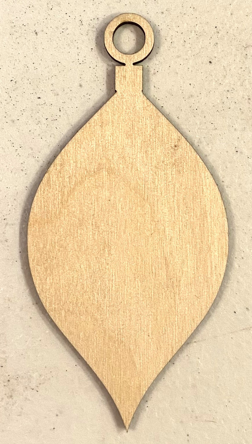 Ready to Paint Shape - 1/8" Birch - Ornament - S232