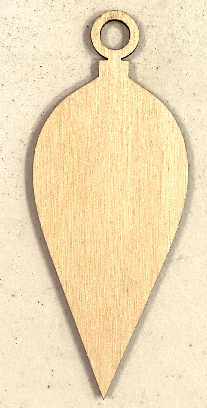 Ready to Paint Shape - 1/8" Birch - Ornament - S234