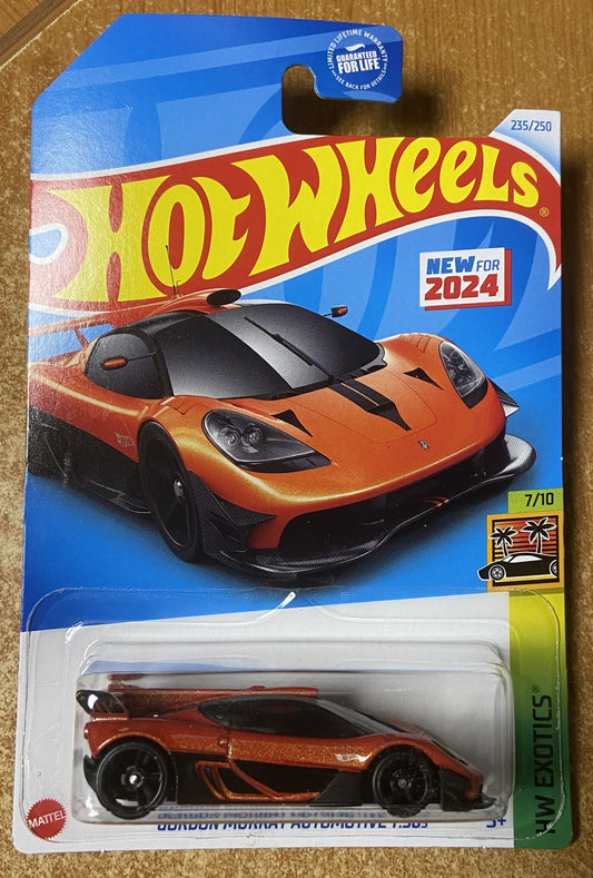 2024 Hot Wheels #235 Gordan Murray Automotive T.50s ORANGE