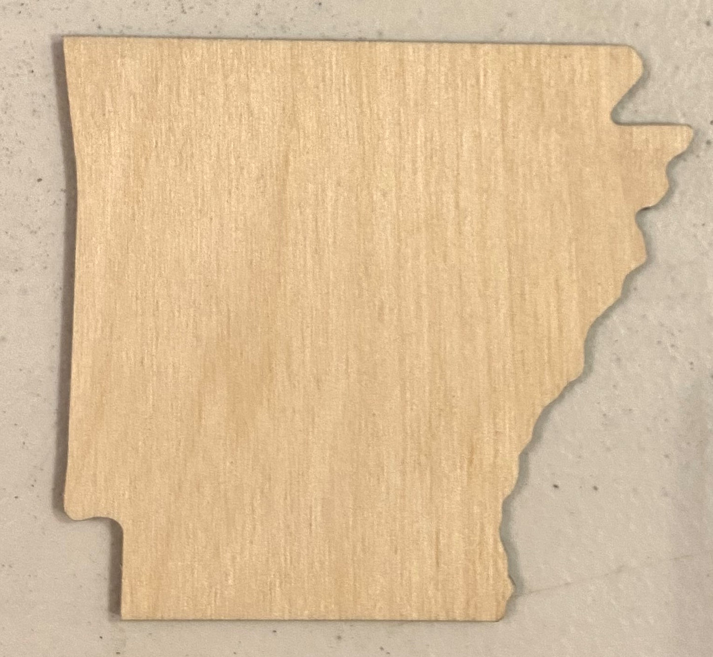 Arkansas Shape - Unfinished 1/8" Plywood