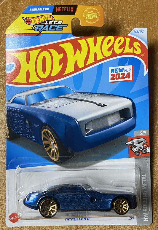 2024 Hot Wheels #247 Hi Roller II BLUE