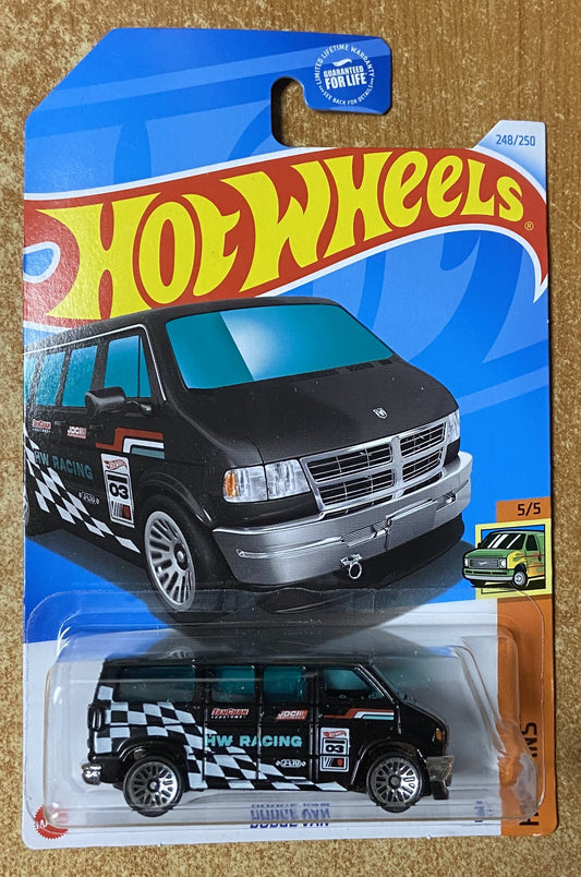 2024 Hot Wheels #248 Dodge Van BLACK