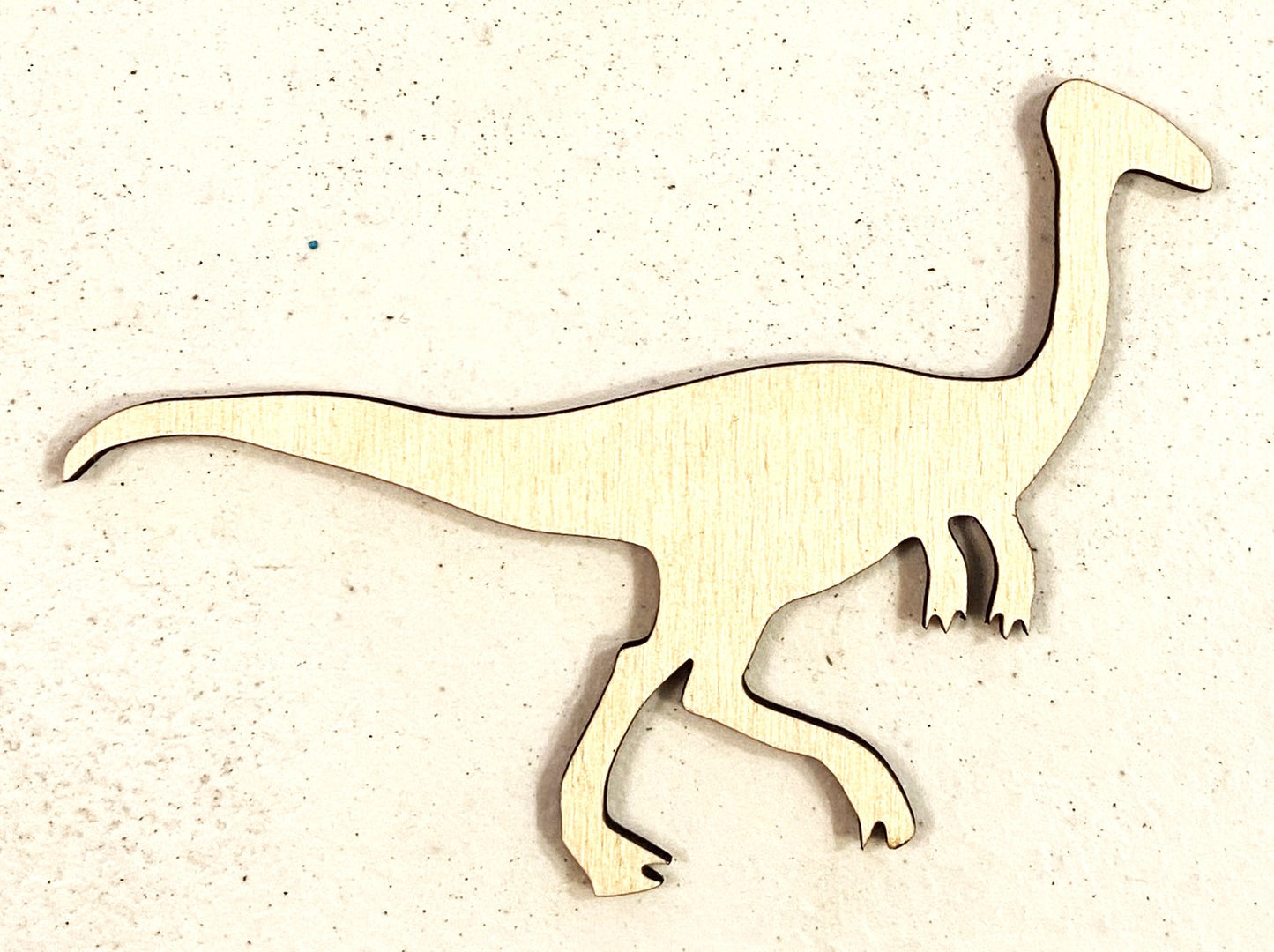 Ready to Paint Shape - 1/8" Birch - Velociraptor - S253