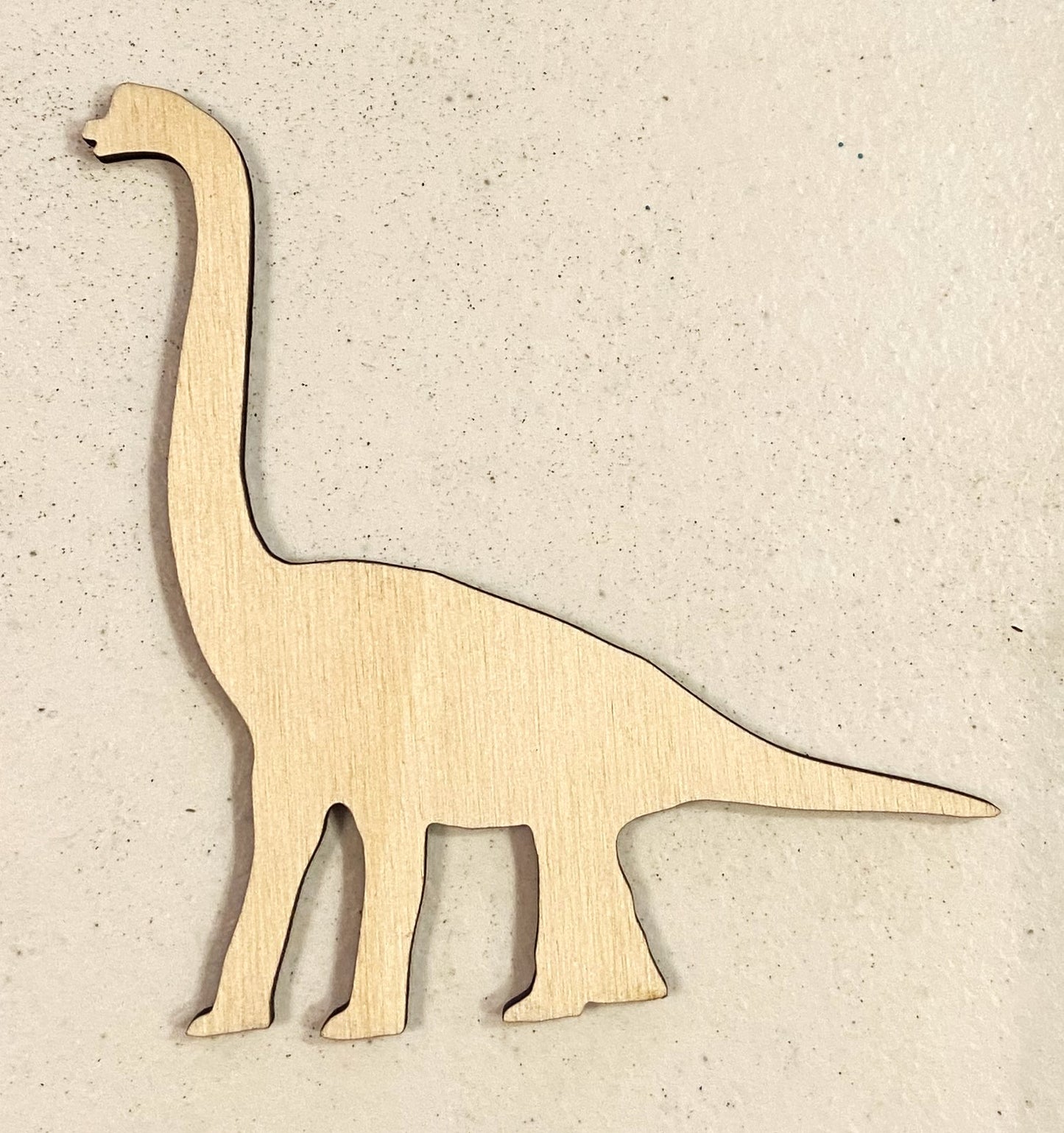 Ready to Paint Shape - 1/8" Birch - Brachiosaurus - S254