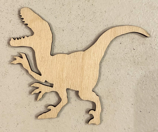 Ready to Paint Shape - 1/8" Birch - Tyrannosauras T Rex  - S263
