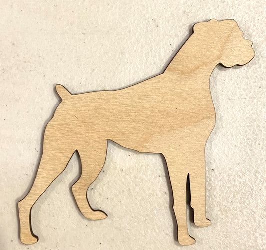 Ready to Paint Shape - 1/8" Birch - Boxer - S275