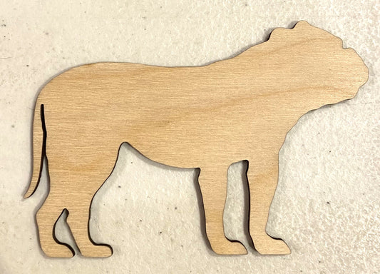 Ready to Paint Shape - 1/8" Birch - Bulldog - S277