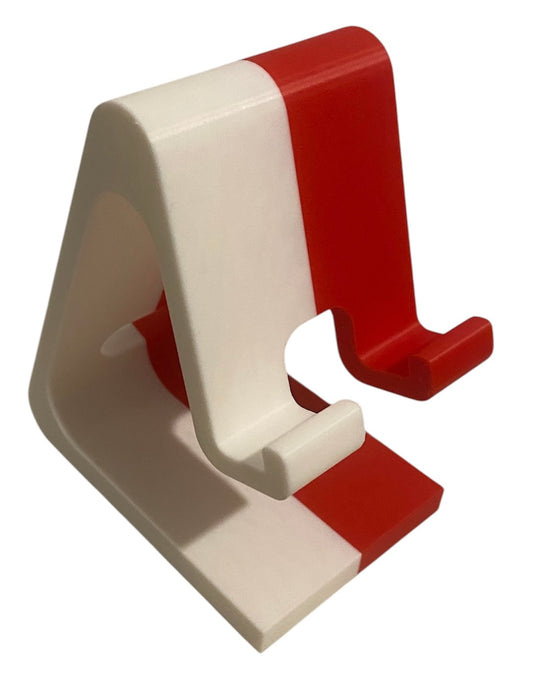 Phone Stand - White/Red