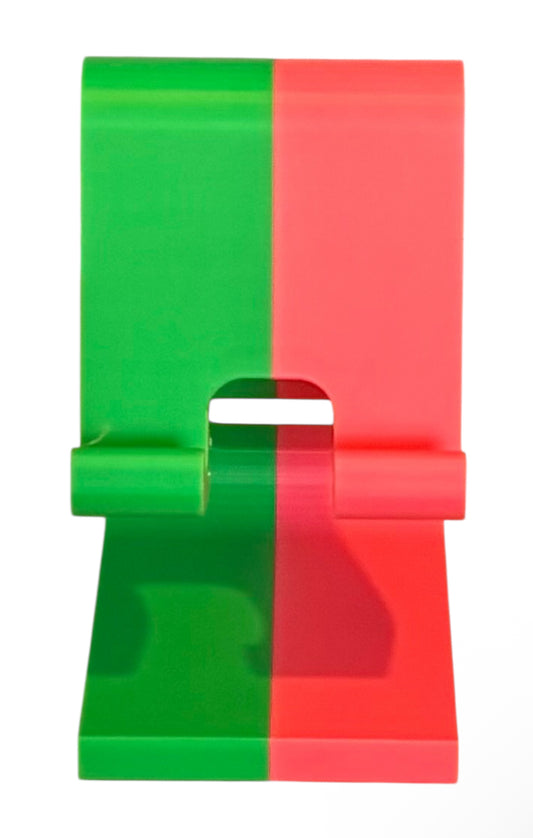 Phone Stand - Hot Pink / Green