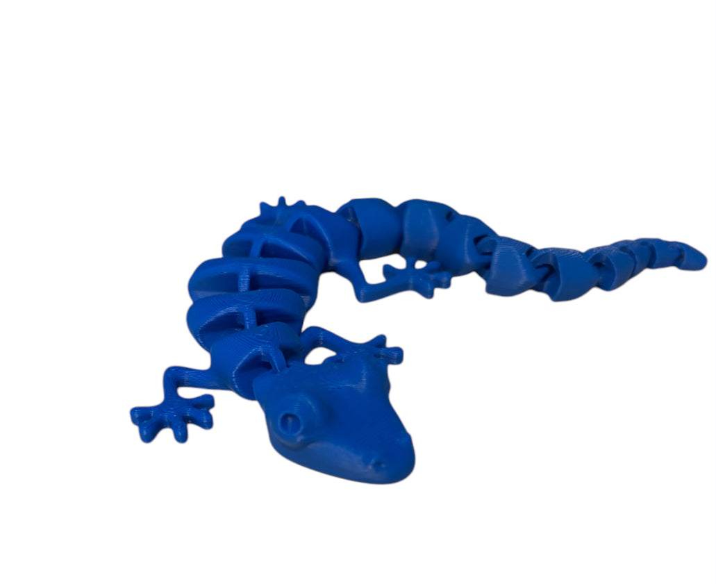 7" Articulated Lizard - Blue