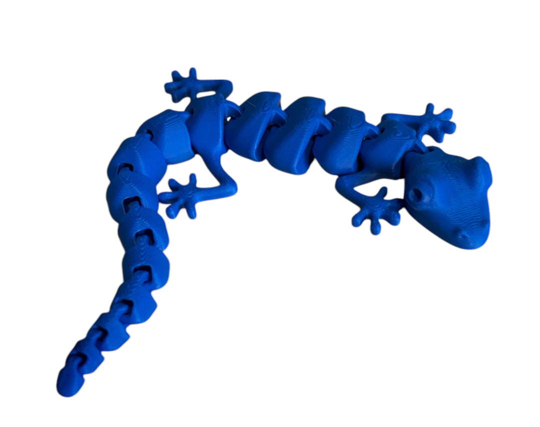7" Articulated Lizard - Blue