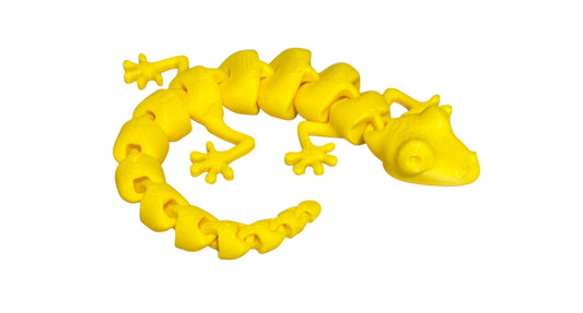 7" Articulated Lizard - Yellow