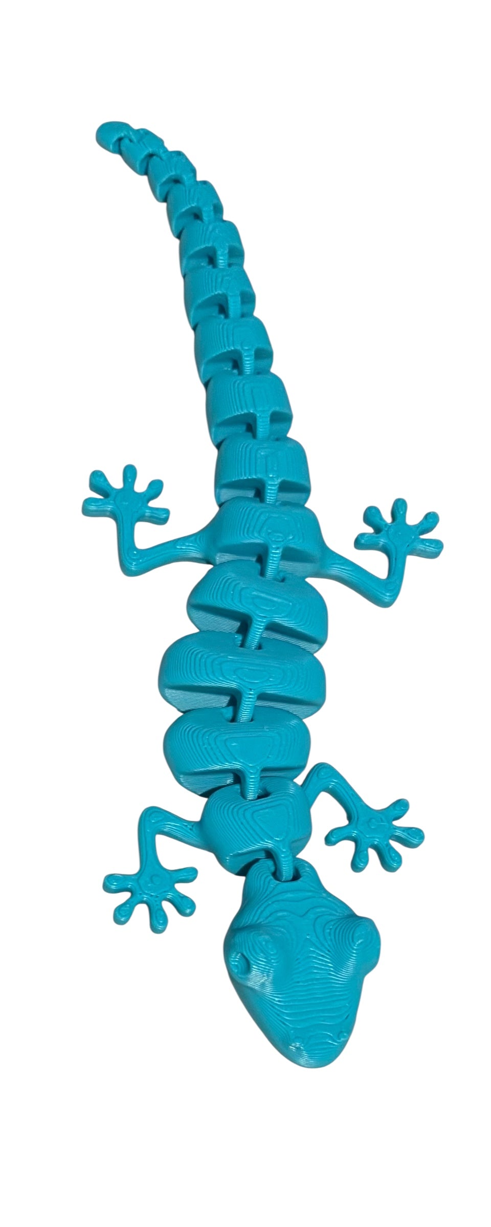 7" Articulated Lizard - Turquoise