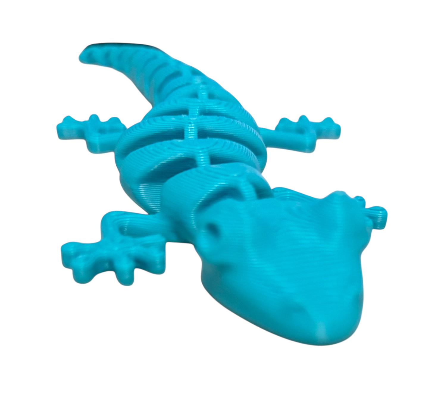 7" Articulated Lizard - Turquoise