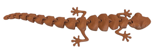 7" Articulated Lizard - Brown