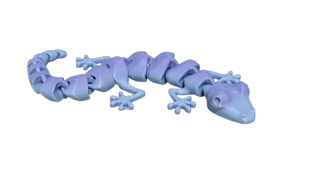 7" Articulated Lizard - Blueberry Bubblegum