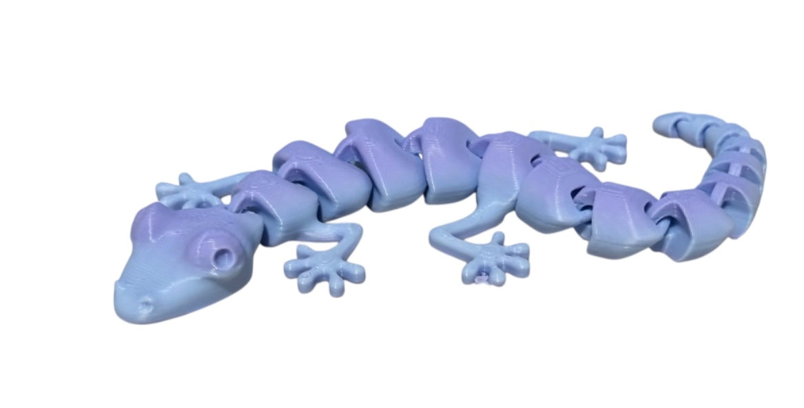 7" Articulated Lizard - Blueberry Bubblegum