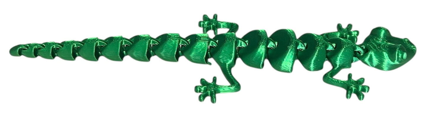 7" Articulated Lizard - Candy Green