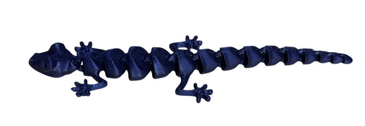 7" Articulated Lizard - Navy