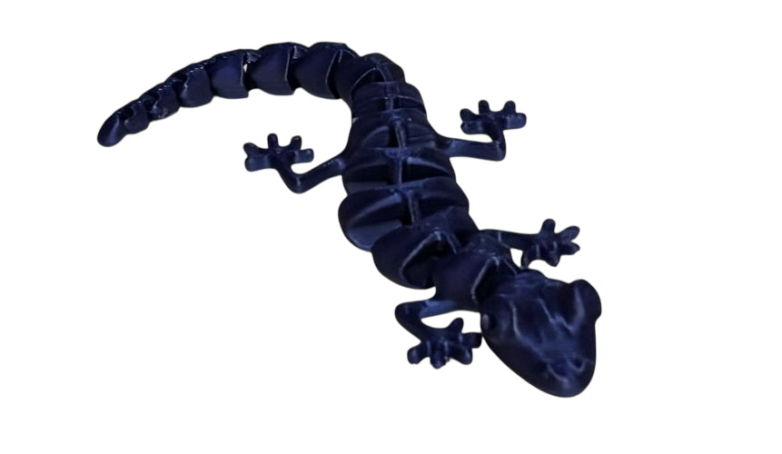 7" Articulated Lizard - Navy