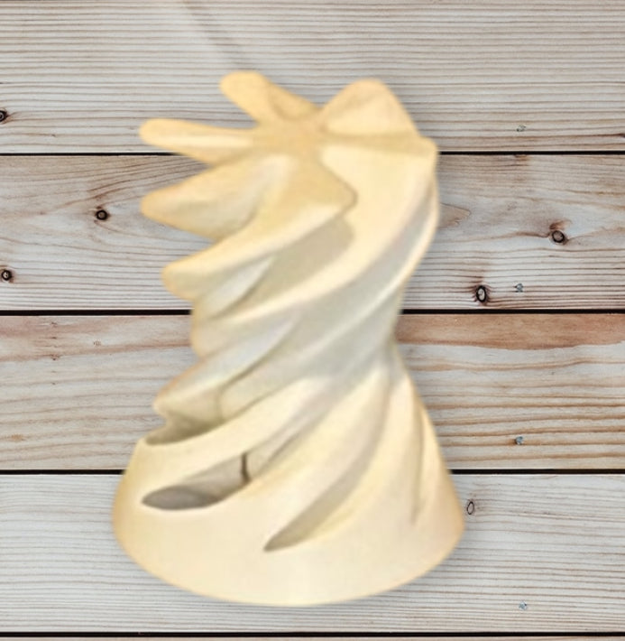 Pass Through Fidget Cone - 2-1/2" x 2" - WHITE