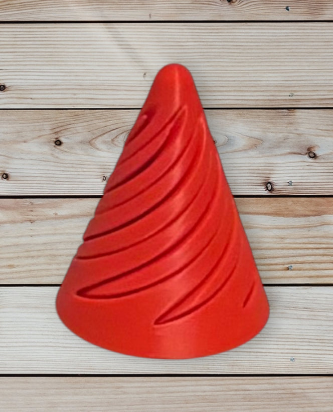 Pass Through Fidget Cone - 2-1/2" x 2" - RED