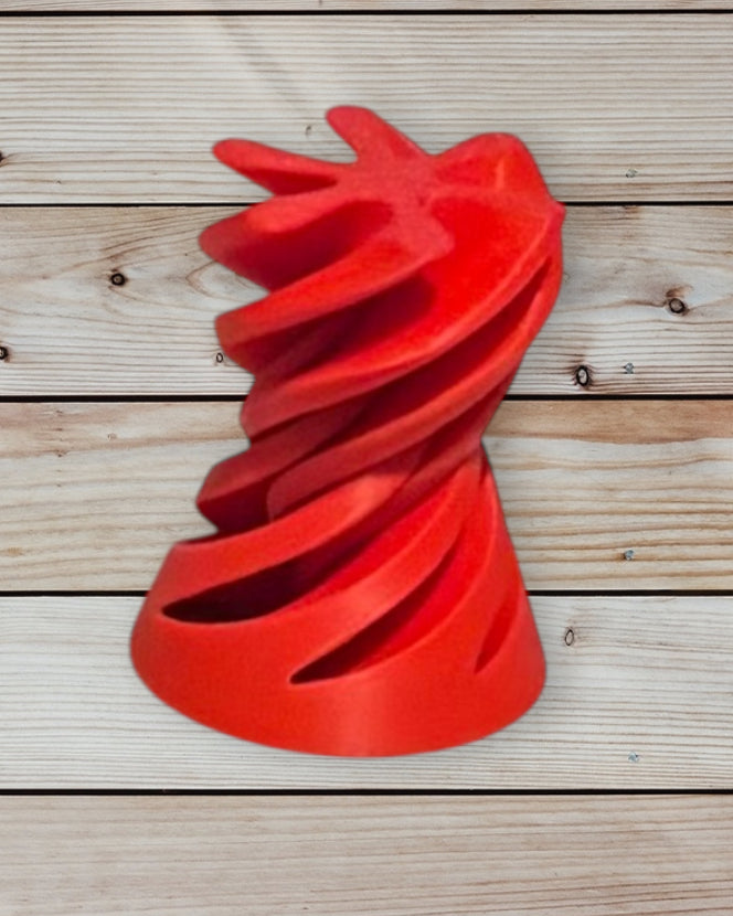 Pass Through Fidget Cone - 2-1/2" x 2" - RED