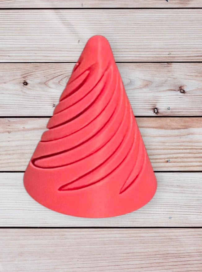 Pass Through Fidget Cone - 2-1/2" x 2" - PINK