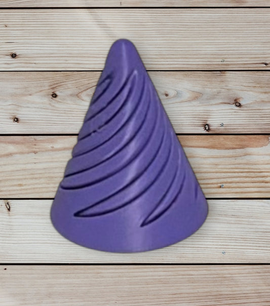 Pass Through Fidget Cone - 3-1/2" x 3" - Purple