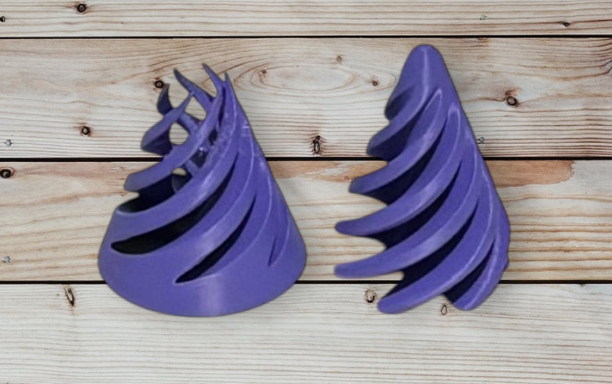 Pass Through Fidget Cone - 2-1/2" x 2" - Purple