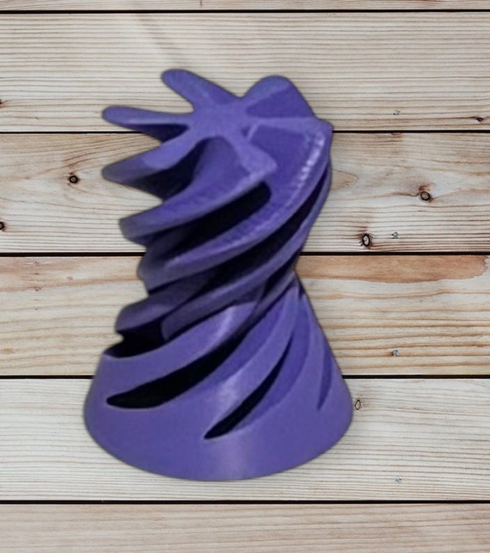 Pass Through Fidget Cone - 2-1/2" x 2" - Purple