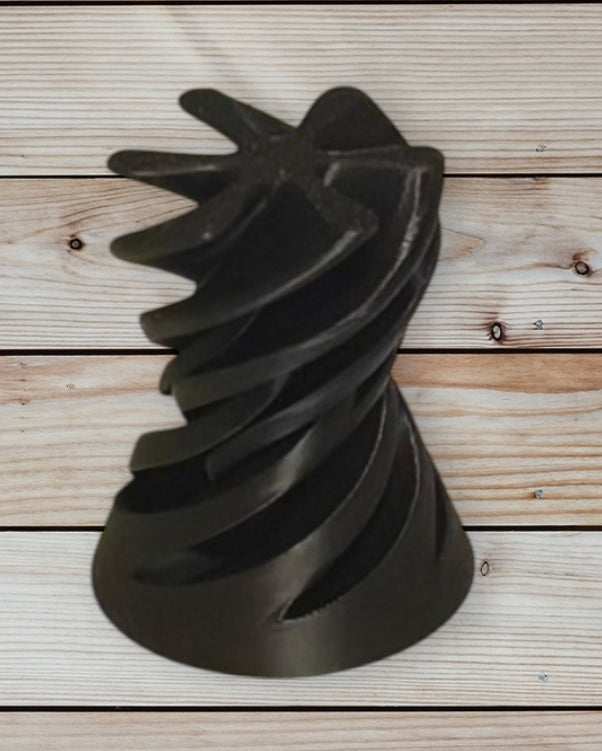 Pass Through Fidget Cone - 3-1/2" x 3" - Black