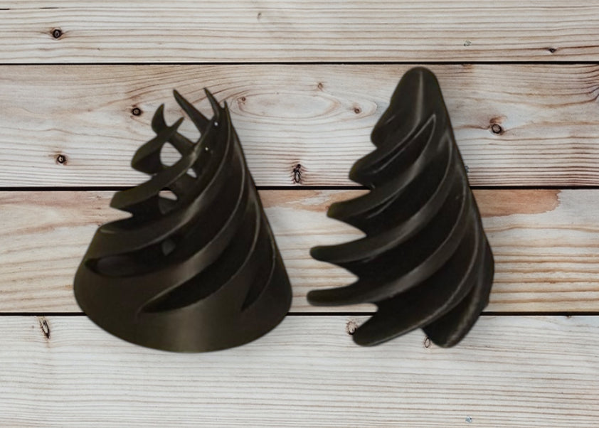Pass Through Fidget Cone - 3-1/2" x 3" - Black