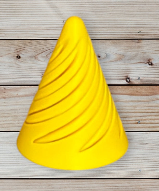 Pass Through Fidget Cone - 2-1/2" x 2" - Yellow