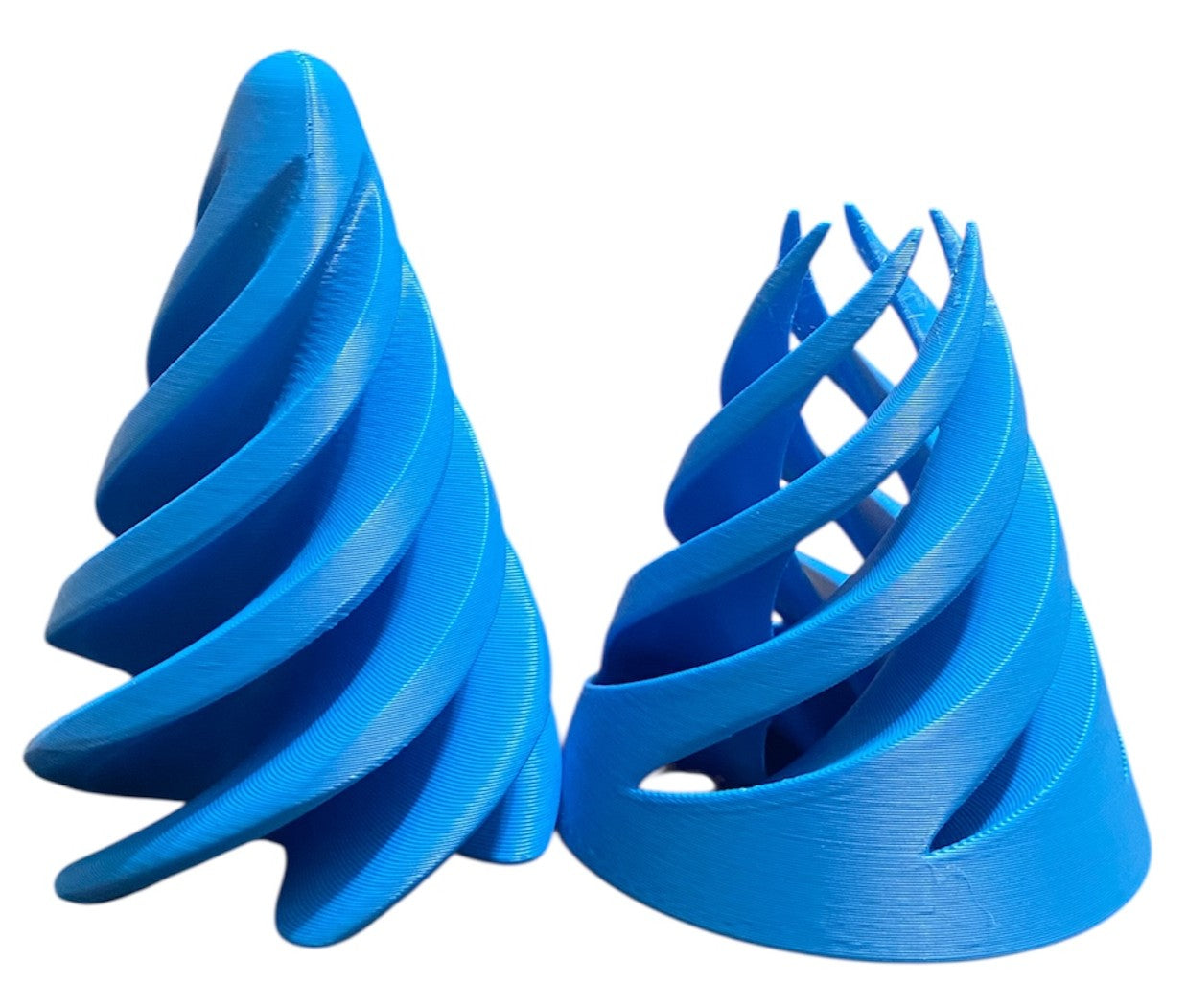 Pass Through Fidget Cone - 2-1/2" x 2" - Cyan