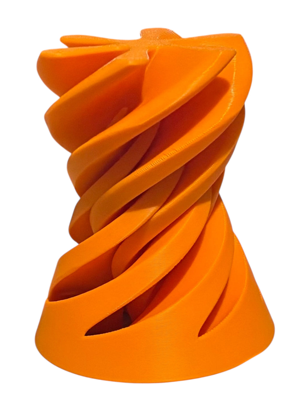 Pass Through Fidget Cone - 3-1/2" x 3" - Pumpkin Orange